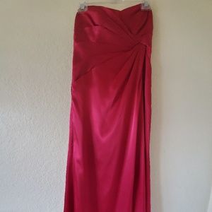 Crimson Formal Gown/Brides Maid Dress
